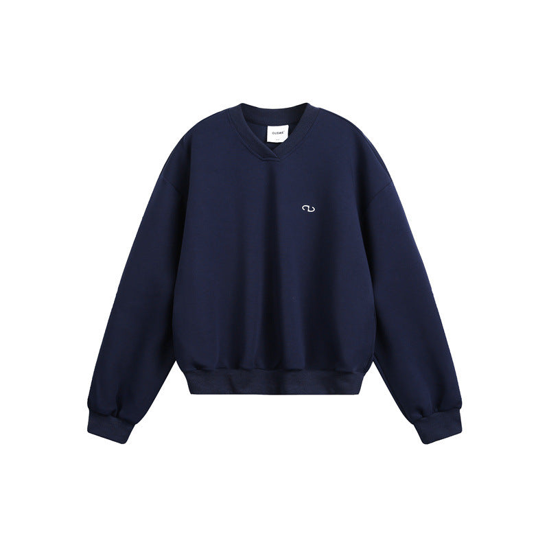 V-Neck Pullover Hoodie for Men and Women