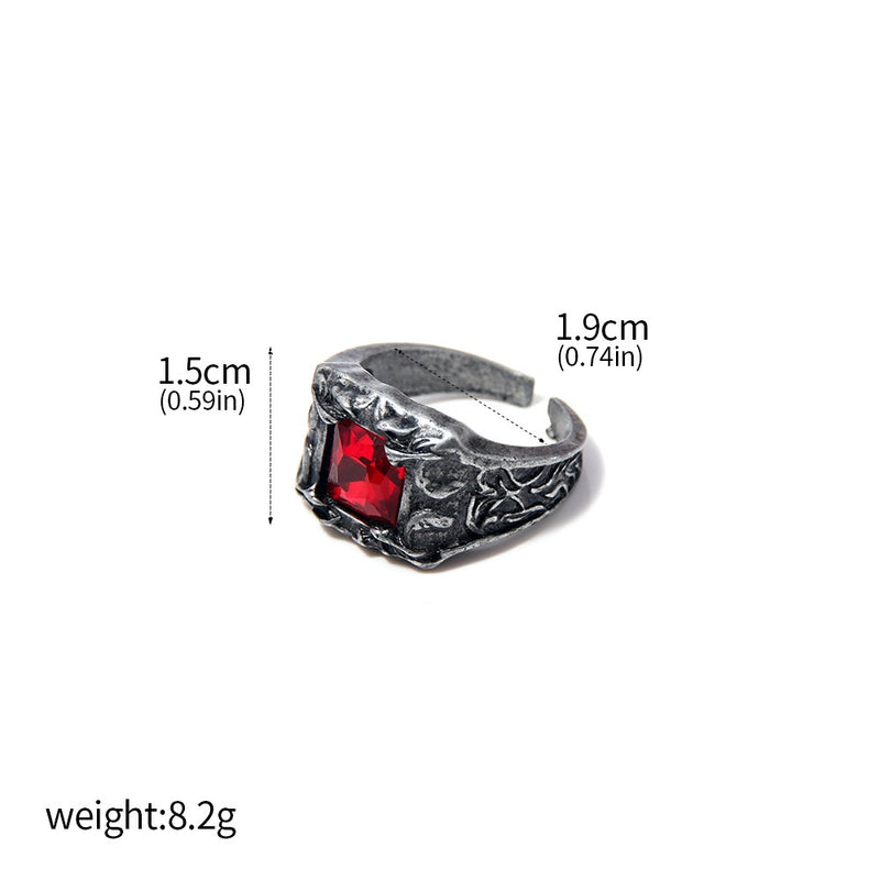 Abyssal Gem Signet Ring