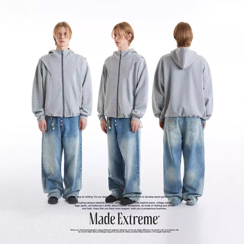 Cleanfit Zip-Up Hoodie for Men