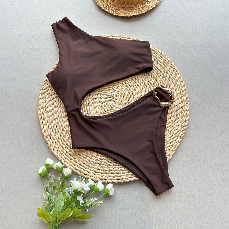 Sexy Bikini New Single Shoulder Swimwear Wholesale Bikini