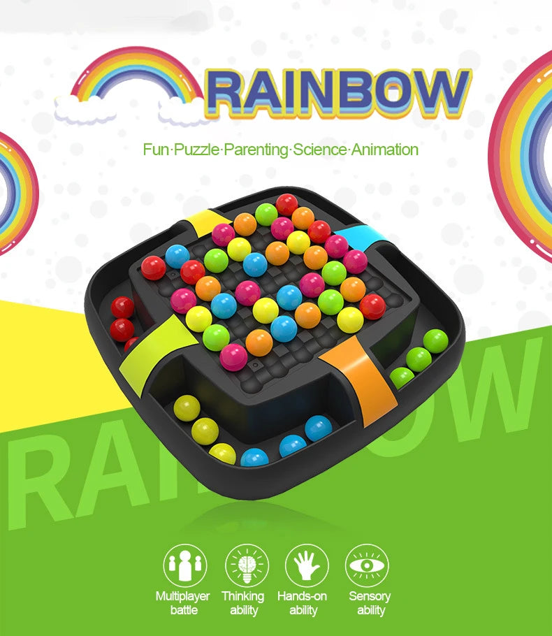 Rainbow Ball Elimination Game Chess Toy