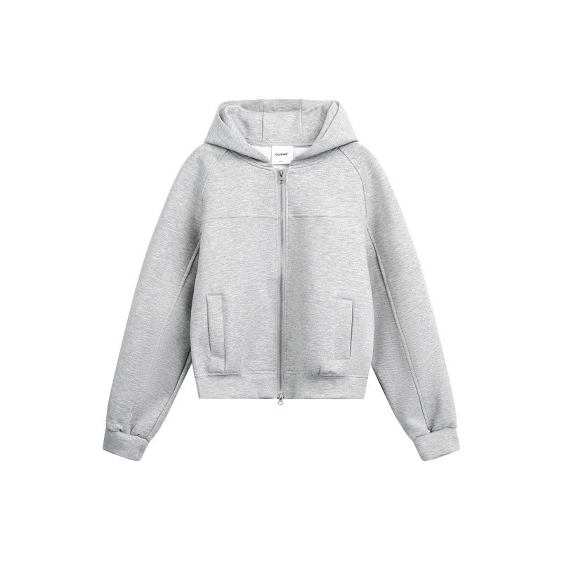 Hooded Zip-Up Hoodie for Men and Women