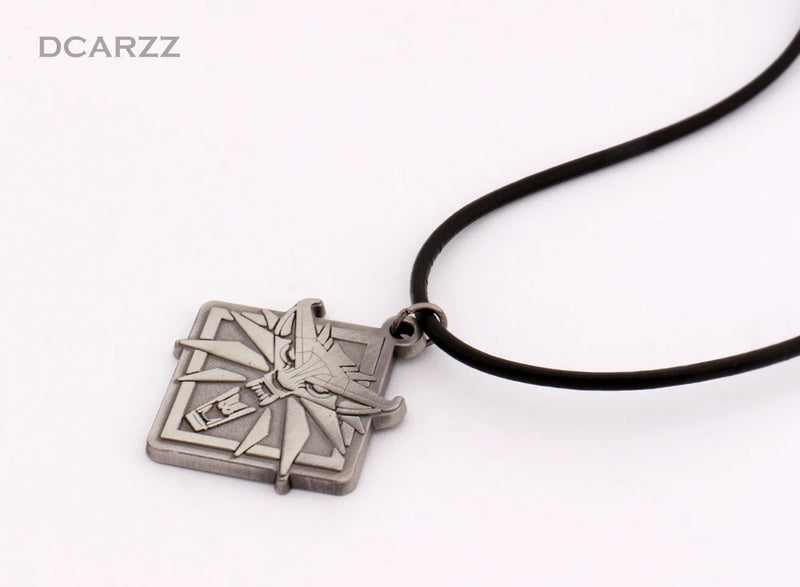 The Witcher 3 Wolf Medallion Necklace