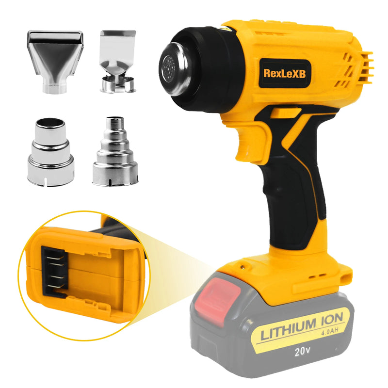 400W Cordless Heat Gun for DeWalt 20V Batteries