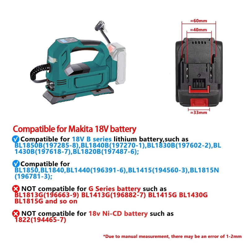 18V Cordless Air Compressor
