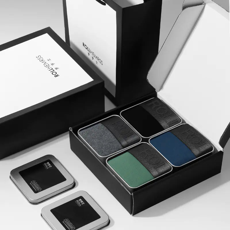 Men's Cotton Boxer Shorts - Breathable and Comfortable