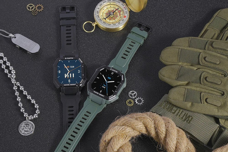 ROCK Rugged Outdoor Smartwatch – Waterproof Fitness Tracker