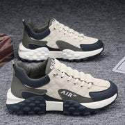 Men’s fly-knit casual sneakers with rubber sole for everyday wear
