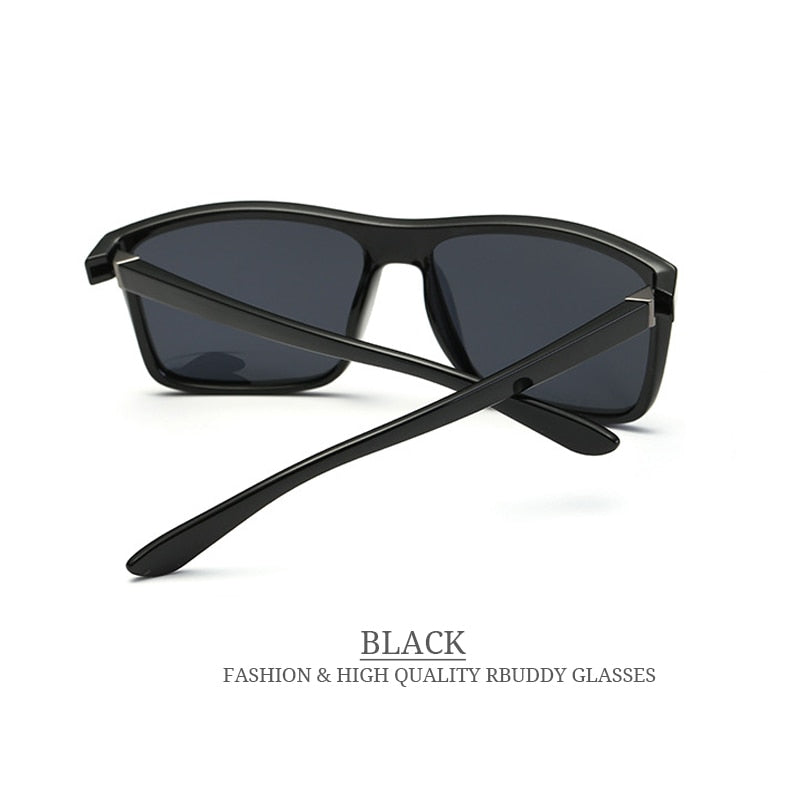 Side view of men’s polarized square sunglasses
