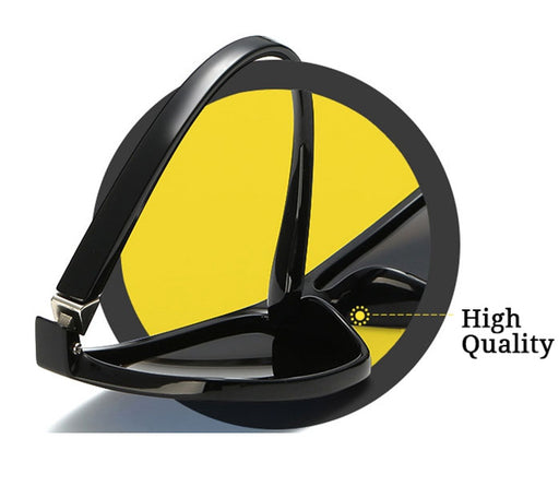 Protective folding case for polarized sunglasses